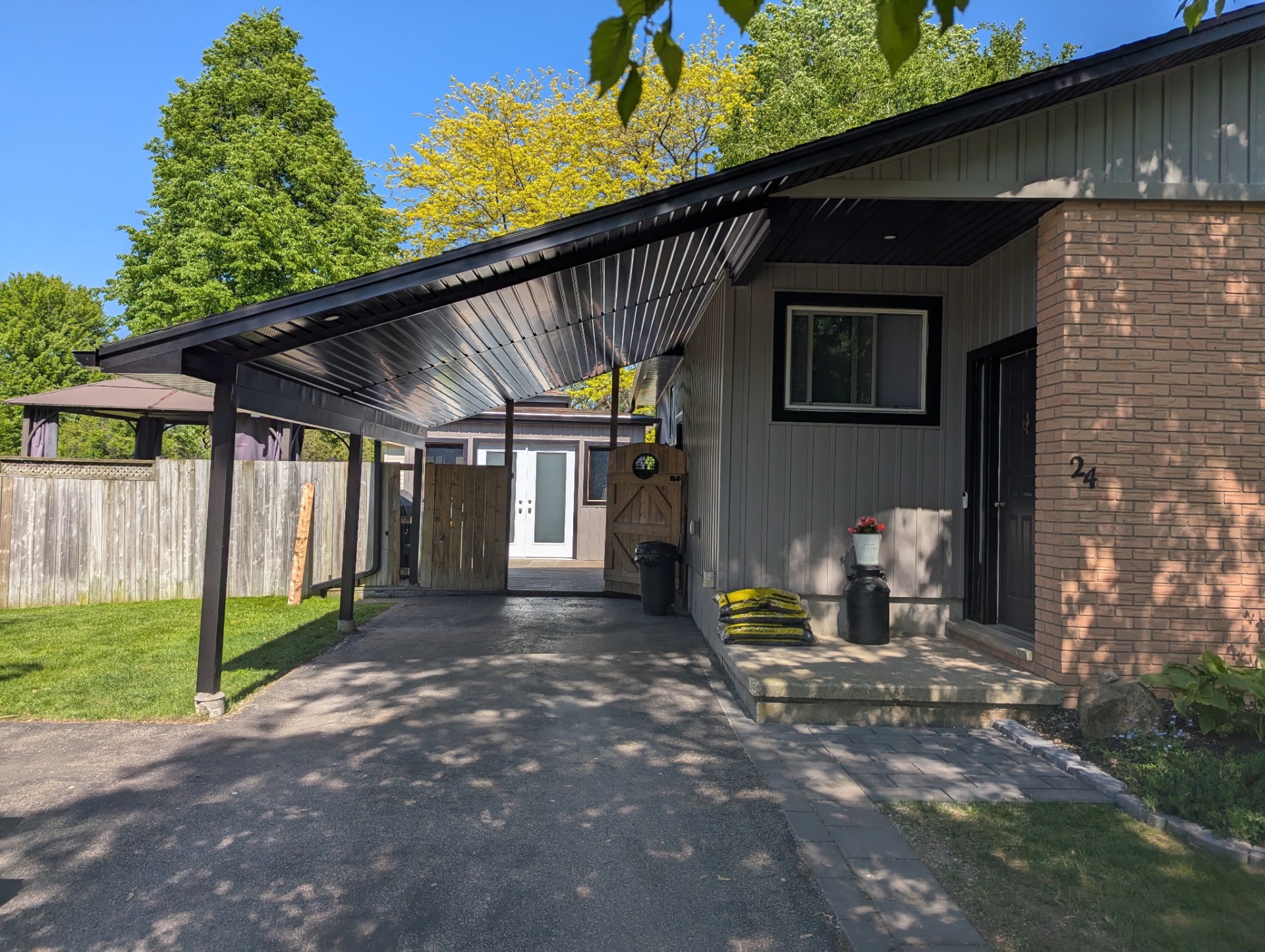 Carport soffit and fascia detail